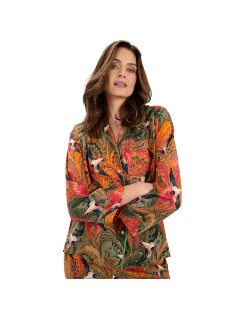 Powder Design Supersoft Marbled Swallows Pajamas by Powder