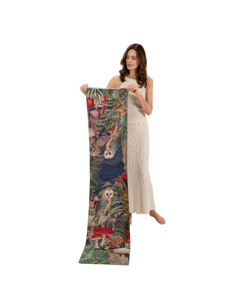Powder Design Wild Woodland Owl Lux Scarf by Powder