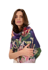 Powder Design Posy In Midnight Lux Scarf by Powder