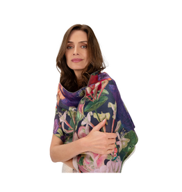 Powder Design Posy In Midnight Lux Scarf by Powder