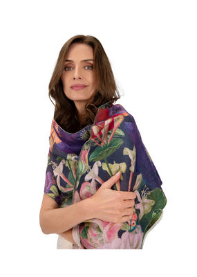 Powder Design Posy In Midnight Lux Scarf by Powder