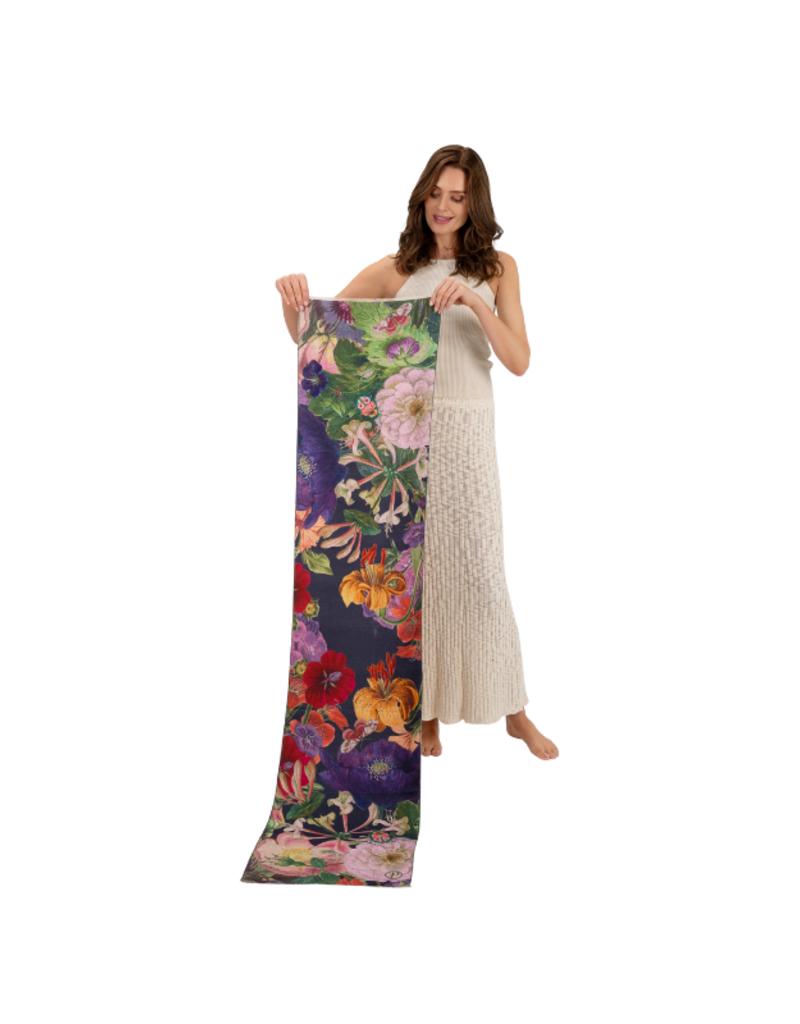 Powder Design Posy In Midnight Lux Scarf by Powder