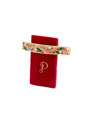 Powder Design Holly Berry Hair Barrette by Powder