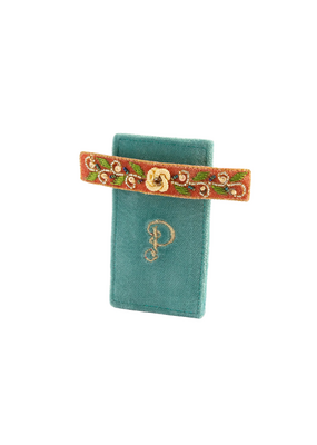 Powder Design Tangerine Floral Hair Barrette by Powder