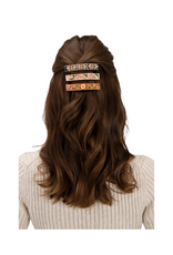 Powder Design Tangerine Floral Hair Barrette by Powder