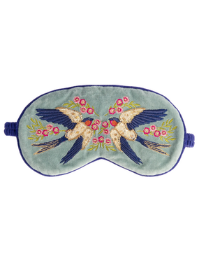 Powder Design Swooping Swall Luxury Velvet Eye Mask by Powder