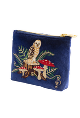 Powder Design Woodland Owl Velvet Mini Pouch by Powder