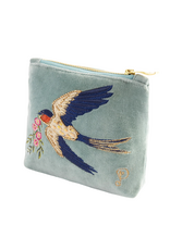 Powder Design Swooping Swall Velvet Mini Pouch by Powder