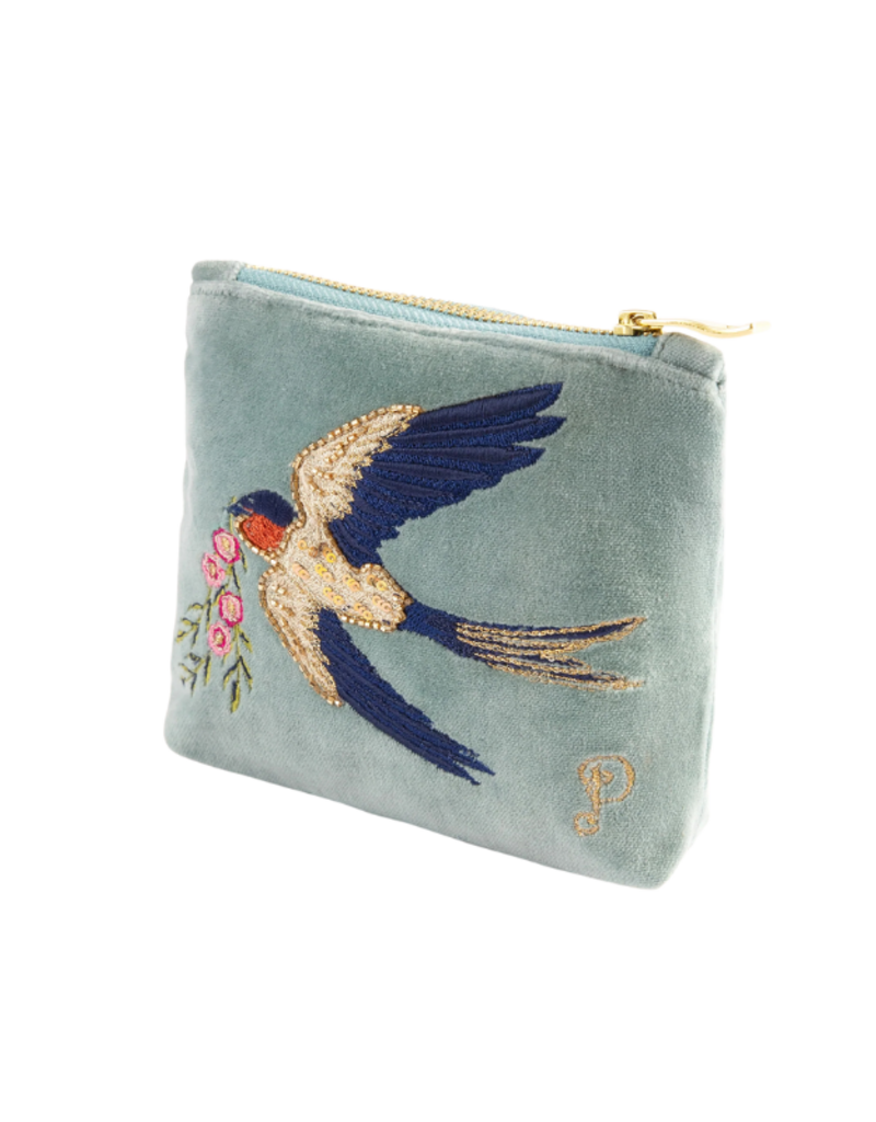 Powder Design Swooping Swall Velvet Mini Pouch by Powder