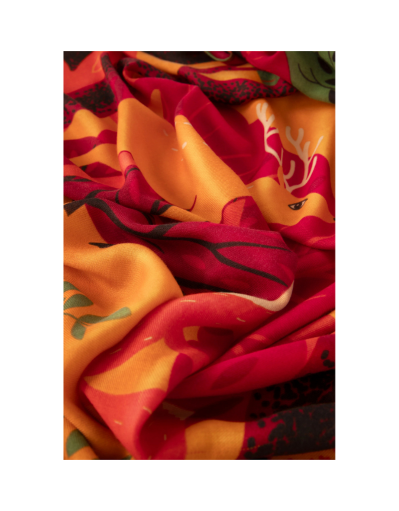 Powder Design Powder Autumn Forest Friend Scarf