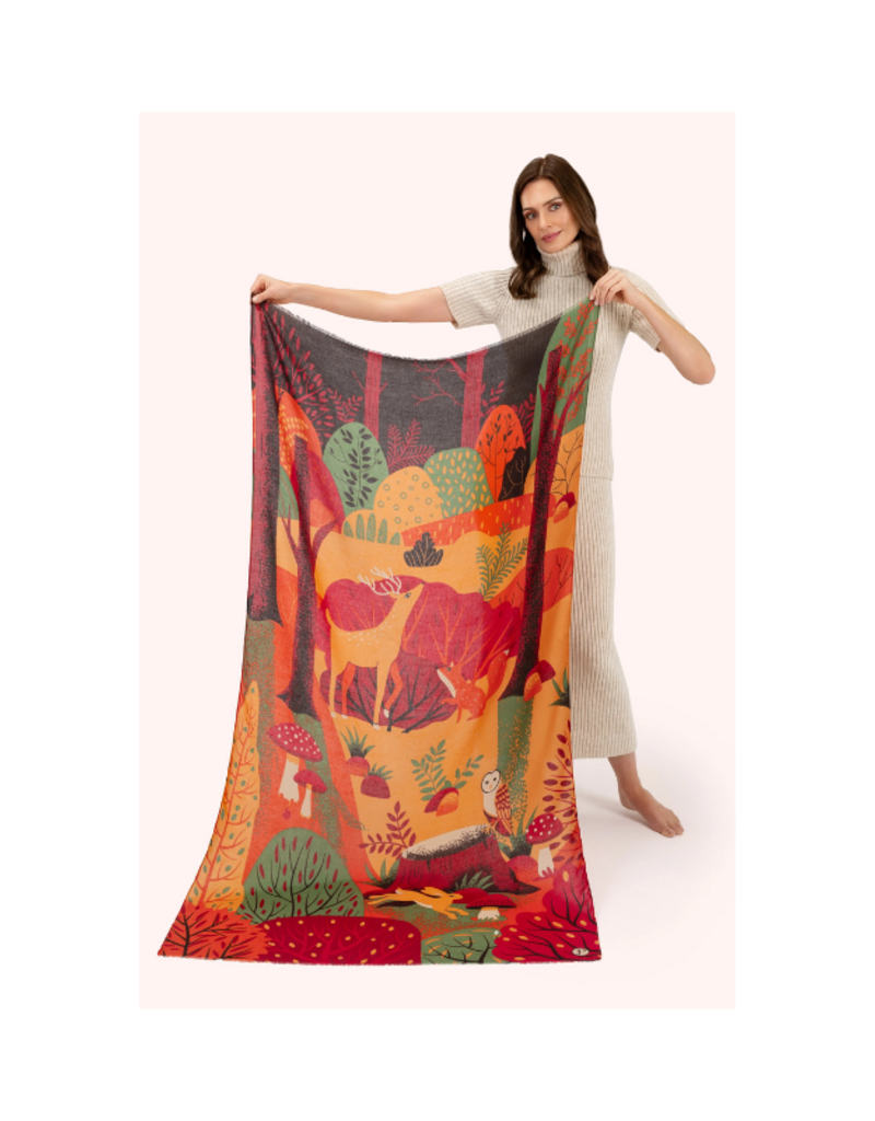 Powder Design Powder Autumn Forest Friend Scarf