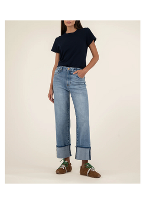 Kut from the Kloth Sienna High Rise Straight Leg in Love Wash by Kut from the Kloth
