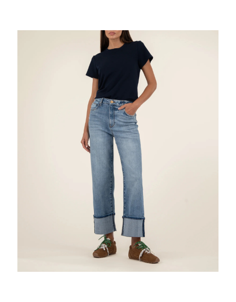 Kut from the Kloth Sienna High Rise Straight Leg in Love Wash by Kut from the Kloth
