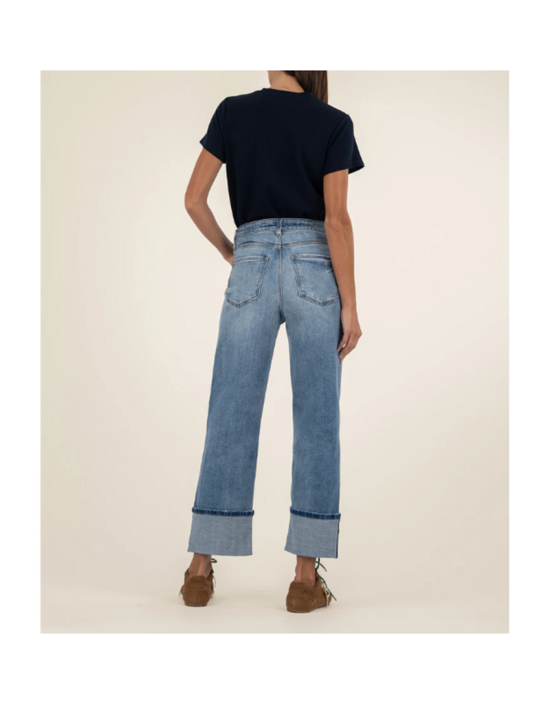 Kut from the Kloth Sienna High Rise Straight Leg in Love Wash by Kut from the Kloth