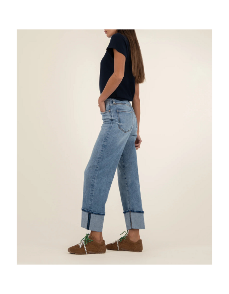 Kut from the Kloth Sienna High Rise Straight Leg in Love Wash by Kut from the Kloth
