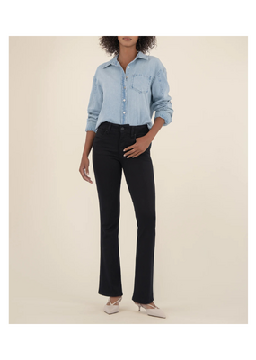 Kut from the Kloth Natalie High Rise Bootcut in Black by Kut from the Kloth