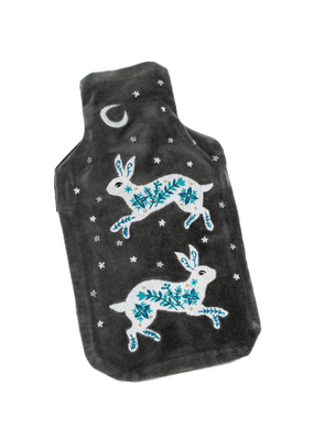 Indaba Trading Celestial Rabbit Velvet Hot Water Bottle