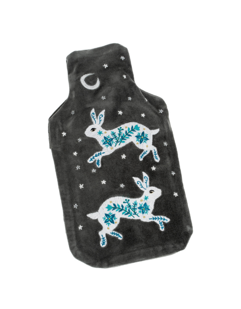 Indaba Trading Celestial Rabbit Velvet Hot Water Bottle