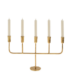 Indaba Trading Luna Candleabra Gold