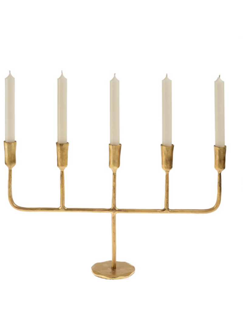 Indaba Trading Luna Candleabra Gold