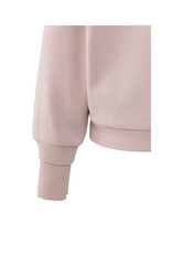 YAYA Sweatshirt with High Ribbed Collar and Extended Cuffs by YAYA