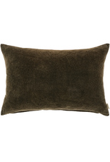 Indaba Trading Midnight Green Vera Velvet Pillow 16"x24"