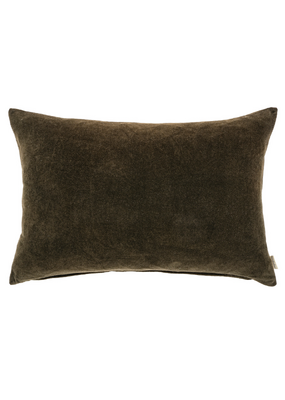 Indaba Trading Midnight Green Vera Velvet Pillow 16"x24"
