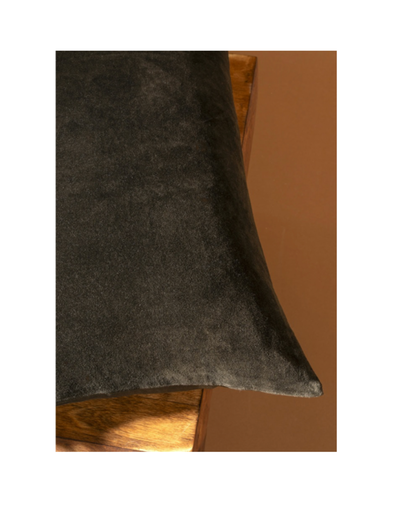 Indaba Trading Midnight Green Vera Velvet Pillow 16"x24"