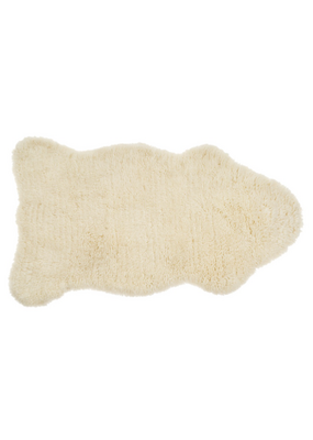 Indaba Trading Cotswold Woolen Berber Rug Ivory