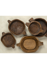 Indaba Trading Found Vintage Wooden Parat Bowl