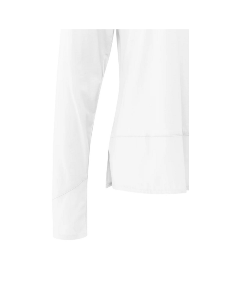 YAYA Longsleeve Top with Woven Hem and Cuff Details by YAYA