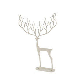 Indaba Trading Sculpted Reindeer in Ivory