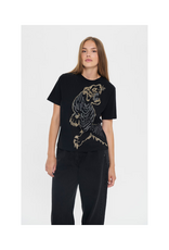 Saint Tropez Nilda T-Shirt in Black by Saint Tropez