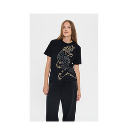 Saint Tropez Nilda T-Shirt in Black by Saint Tropez