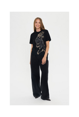 Saint Tropez Nilda T-Shirt in Black by Saint Tropez