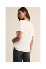 Z Supply Love Boyfriend Tee in Sea Salt by Z Supply