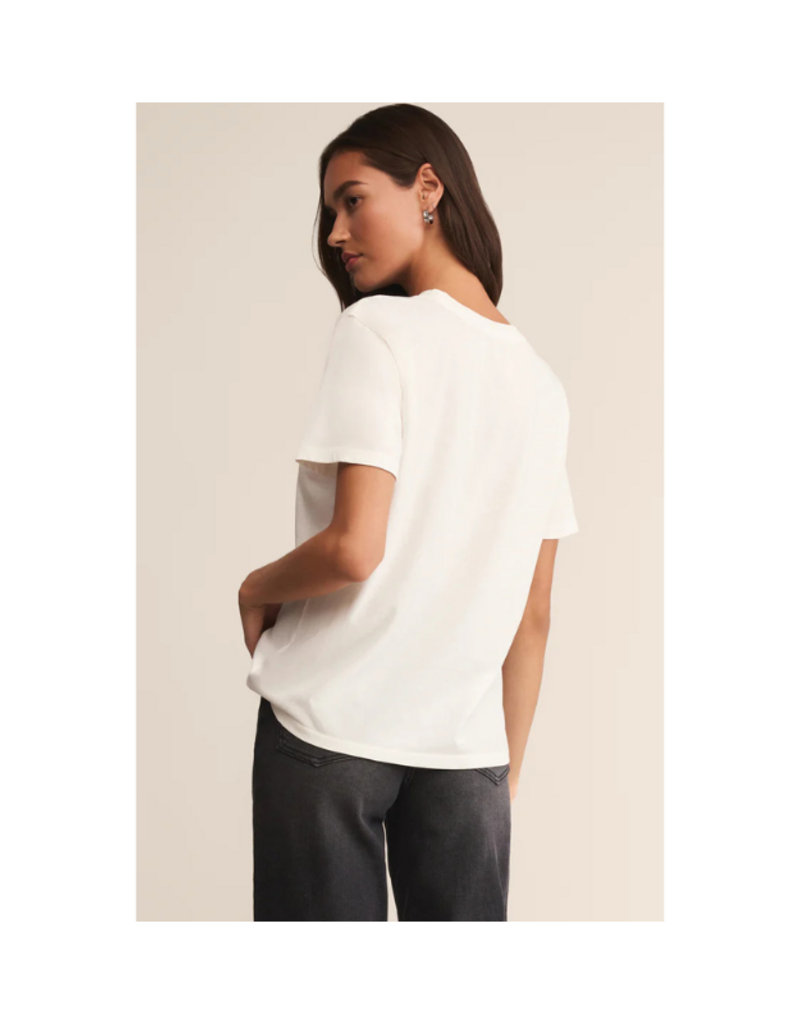 Z Supply Love Boyfriend Tee in Sea Salt by Z Supply