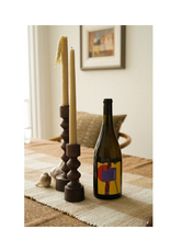 Indaba Trading Woodspun Candle Holder