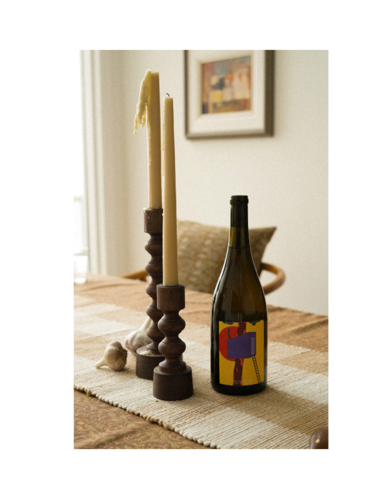 Indaba Trading Woodspun Candle Holder