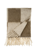 Indaba Trading Checkerboard Throw in Taupe