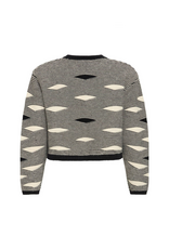 ICHI Bawaves Sweater in Black by ICHI
