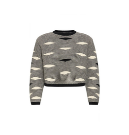 ICHI Bawaves Sweater in Black by ICHI