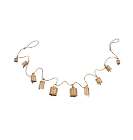 Indaba Trading Rustic Bell Garland Small