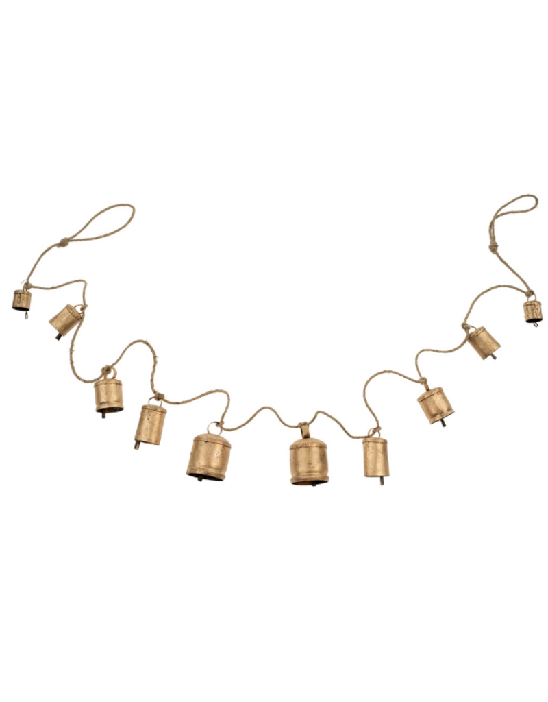Indaba Trading Rustic Bell Garland Small