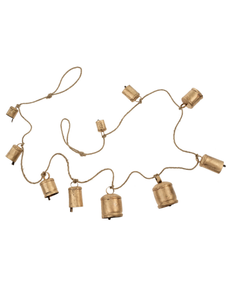 Indaba Trading Rustic Bell Garland Small