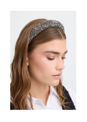 ICHI Carly Headband in Shale by ICHI