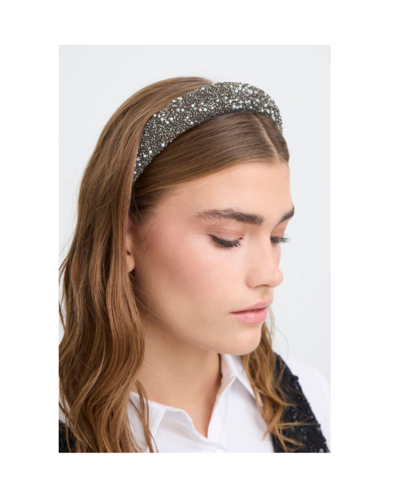 ICHI Carly Headband in Shale by ICHI
