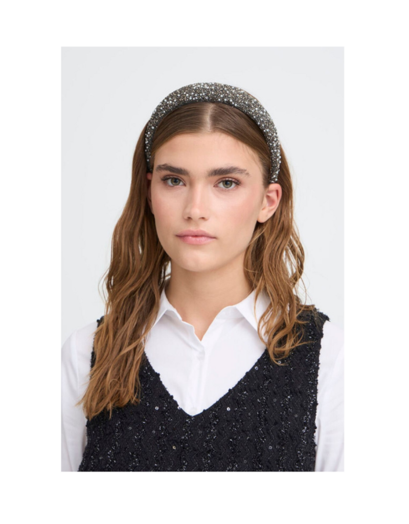 ICHI Carly Headband in Shale by ICHI