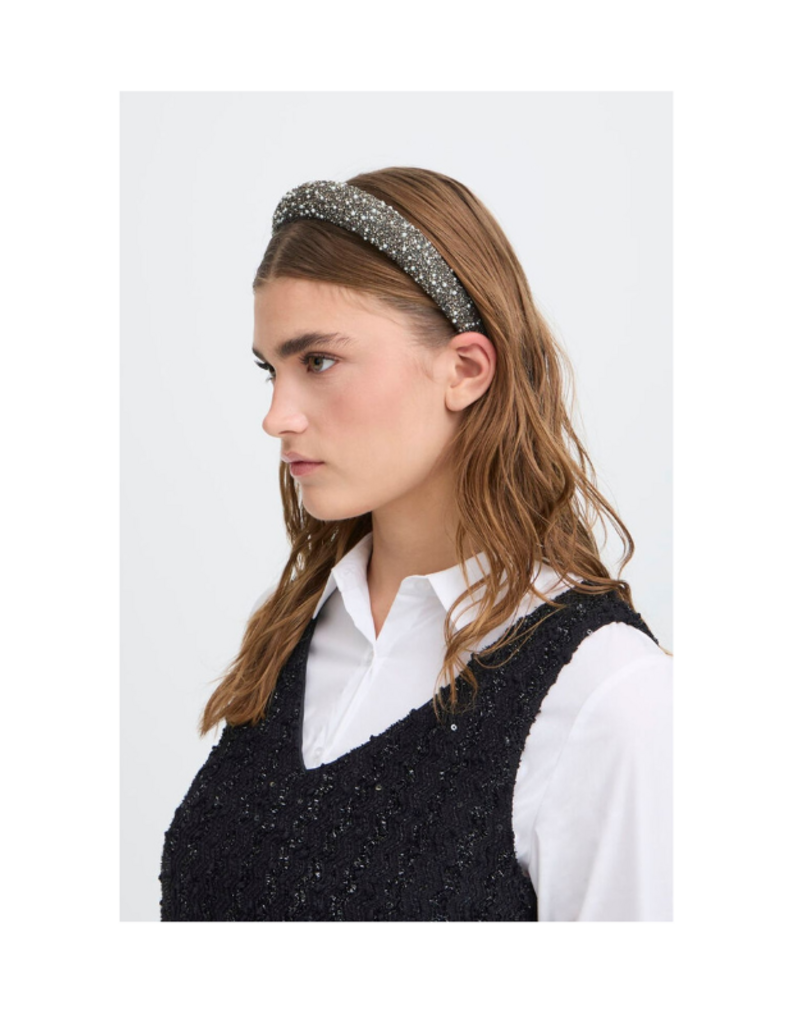ICHI Carly Headband in Shale by ICHI