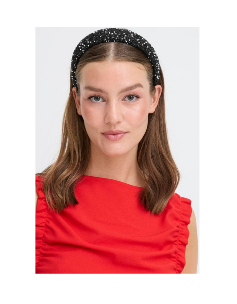 ICHI Carly Headband in Black by ICHI